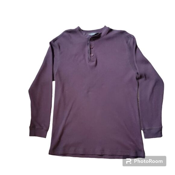 Taylor & Henry Men's Waffle Knit Henley Thermal. Size XL. - Picture 1 of 5